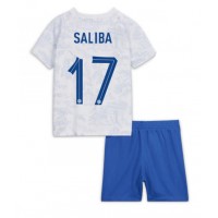 Dječji Nogometni Dres Francuska William Saliba #17 Gostujuci SP 2022 Kratak Rukav (+ Kratke hlače)